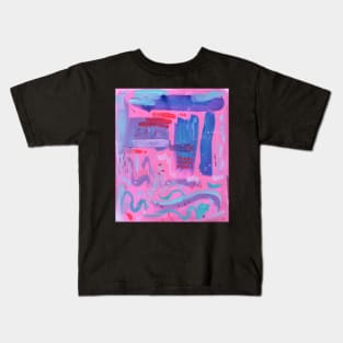 Neon Pink Party Kids T-Shirt